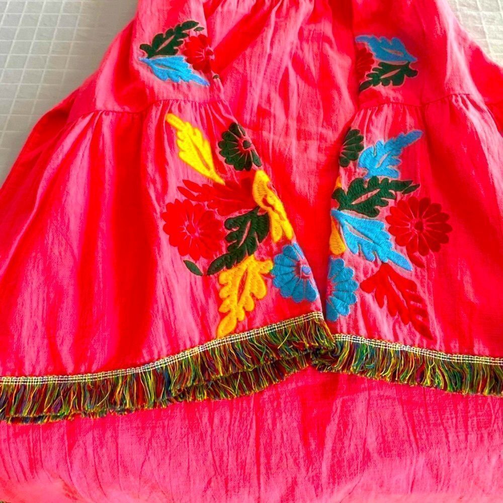 Tunic Dress or top boho fringe “Velzera” - Picture 2 of 8